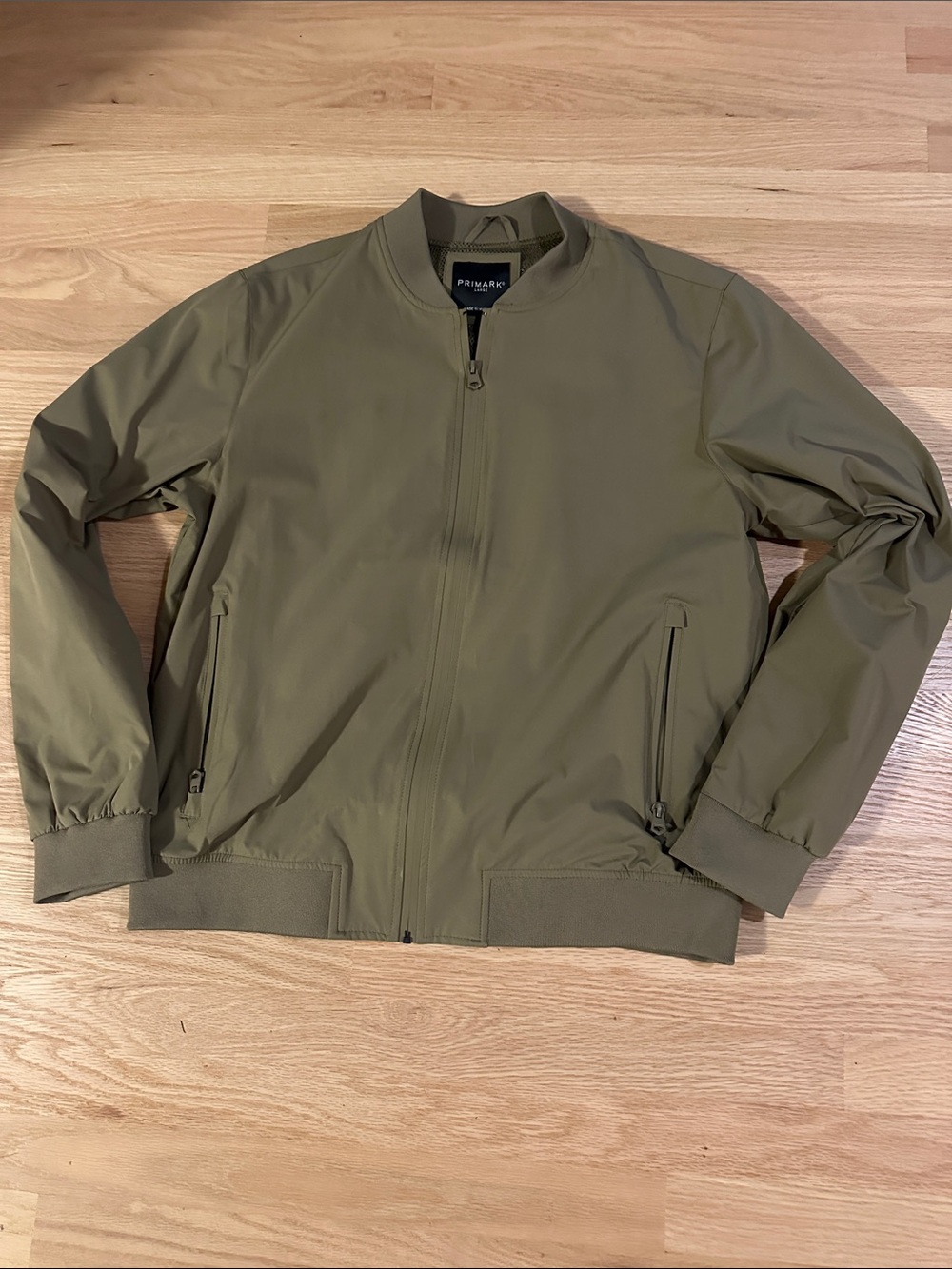 Primark Olive Green Men's Bomber Jacket sz L
